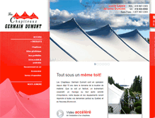Tablet Screenshot of chapiteaux.org